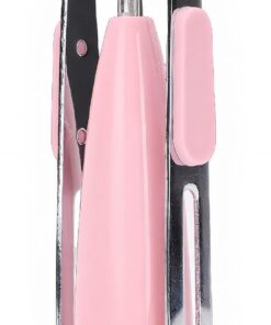GOWENIC Pinzas de depilación con cámara de 1080p, pinzas de cejas iluminadas con zoom de 10X y luz iluminadora, herramienta de maquillaje para depilar pestañas (rosa)