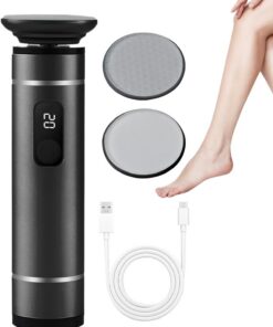 Eléctrica Para Pies Afeitadora Portátil Herramienta 3 Velocidades | Herramienta Eléctrica Eliminadora De Callos Del Pie Para Mujeres Hombres Talones Agrietados Y Lisa Hogar Baño Viaje Spa