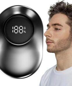 Mini afeitadora eléctrica Afeitadora De Bolsillo Portátil Lavable Con | en y húmedo Afeitadora eléctrica recargable y lavable, de bajo ruido, para depilar barba, piernas, axilas y