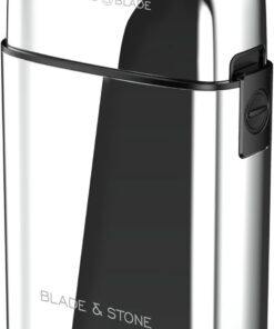 Blade & Stone PS501 - Afeitadora de aluminio para hombre, afeitadora inalámbrica de doble lámina con cuchillas Graphene-X y motor digital de 8000 rpm, maquinilla de afeitar recargable en húmedo y seco
