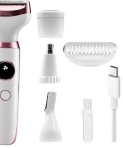 Herramienta de afeitado multiusos para depilación de brazos, piernas, cara, herramienta de afeitado eléctrico para mujer, removedor eléctrico