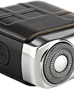 Maquinilla Eléctrica Portátil Recargable con Doble Cuchilla y Pantalla LED | Afeitadora Eléctrica Facial Masculina Para Axilas Barbilla Viaje Hogar Gimnasio Escuela Trabajo Oficinas
