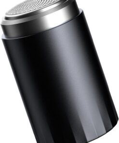 Afeitadora eléctrica portátil para hombres, pequeña recortadora de barba recargable, impermeable, portátil, para el pelo de la cara, regalo de Año Nuevo, inalámbrica para hombres