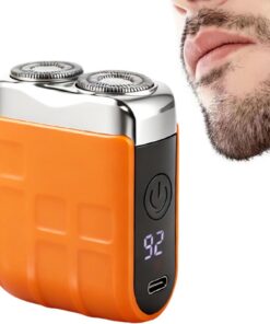 Afeitadoras Eléctricas para Hombres Portátil Resistente al Agua Sin Cable | Afeitadora Facial para Hombres Para Barba y Mentón Viajes Regalo Escuela Trabajo