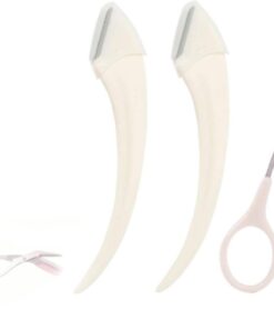 Juego de recortadora de cejas, tijeras de cejas con peine, tijeras para cejas, herramienta de tijeras recortadoras de cejas, tijeras recortadoras de cejas con peine para principiantes, tijeras de