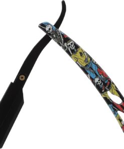 Healeved Afeitadora Manual de Acero Inoxidable para Cabello Fácil de Usar y Transportar, Suministros de Barbería Ideales para Salón de Peluquería y Uso en Casa