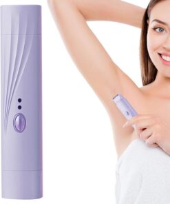 Afeitadora Eléctrica Para Mujer Doble Cabezal Sin Cable Impermeable Para | Depiladora Para Rostro Piel Sensible Axilas Y Viaje