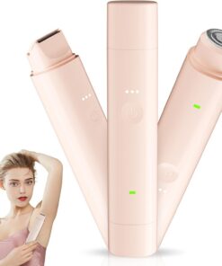 Recortadora de bikini para mujer, vello púbico, maquinilla de afeitar eléctrica 2 en 1 para mujer, afeitadora eléctrica recargable, IPX7, impermeable, para depilación de axilas, piernas, brazos