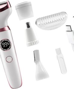 Recortadora de pelo multifuncional eléctrica depiladora depiladora brazo pierna cara herramienta de afeitado para mujeres cuerpo fácil de limpiar, dispositivo eléctrico multifuncional de depilación