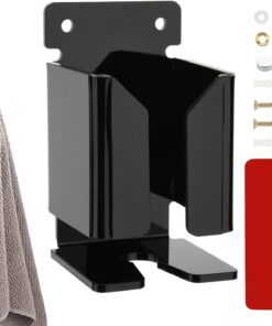 Soporte para maquinilla de afeitar eléctrica para montaje en pared | Soporte para afeitadora eléctrica para montaje en pared - Organizador de almacenamiento de ducha de baño para afeitadora