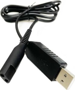 Essential Power - Cable USB para maquinilla de afeitar Braun 1-9 Series y S9 Series