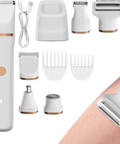 Recortadora Bikini para Mujeres Recortadora de Corporal Recargable | Afeitadora de bikini Para Rostro Cuerpo Sobaco Brazos Piernas Zona Íntima y Privada Hogar, Viaje y Spa