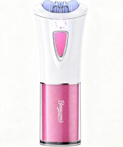 Mini depiladora, depiladora facial para mujer, depiladora de cuerpo completo de deslizamiento suave, afeitadora eléctrica portátil para cara, axilas, brazos, bikini y piernas, con 9 pinzas con LED