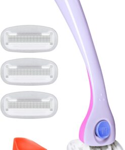 billie Kit de afeitado para mujer - Maquinilla de afeitar para mujer + 4 recambios de maquinilla de afeitar de 5 cuchillas + soporte magnético - DreamPop