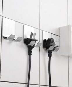 Estante de almacenamiento de maquinilla de afeitar de acero inoxidable con ganchos autoadhesivos para baño, montaje en pared, soporte para afeitar, organizador de ducha