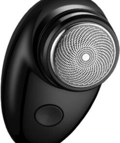 Afeitadora eléctrica compacta para barba, cabezal desmontable, resistente, recargable, para coche, casa, viajes