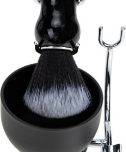 VALICLUD Kit de Afeitado para Hombres Brocha de Afeitar Cuenco de Afeitar para Barbería Casa Brocha de Barbero y Cuidado Facial