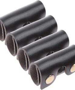 STOBAZA 4piezas Funda Protectora para Cabezal de Afeitadora de Doble Filo Estuche de Viaje para Afeitadora Manual Color Negro para Baño y Vacaciones