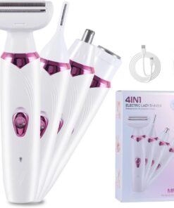 Removedor de vello multifuncional, afeitadora de cejas, recortadora inalámbrica para cuerpo, brazo, pierna, uso cómodo, herramienta de afeitado facial