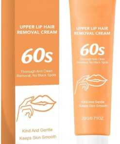 Depilatorio de labios superiores, 20 g, crema depilatoria para zonas íntimas, crema para el pelo de los labios superiores, para madre, padre, novia, novio, axilas, axilas, zonas íntimas