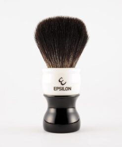 Epsilon Brocha Afeitar Fibra Negra Blanca & Negra 52/26mm