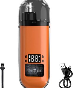 Recortador de Nasal Recortador Eléctrico de s Nasales | Con Pantalla Digital Kit Accesorios para Hombre y Mujer Depilación Afeitado Arreglo