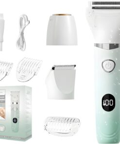Bikinis Trimmer - Juego de afeitadora eléctrica 3 en 1 para mujer, impermeable, recortadora de pelo, afeitadora corporal para nariz, cejas, USB