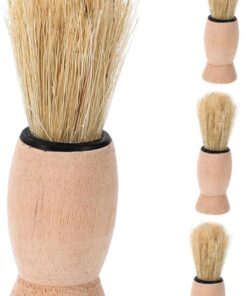 Healeved Brocha De Afeitar Para Hombres 4 Piezas De Madera Para Peluquería y Cuidado Personal