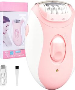 Depiladora eléctrica recargable de 2 velocidades para mujer, con 32 pinzas y luz LED, depiladora impermeable para cara, piernas, brazos, axilas y bikini