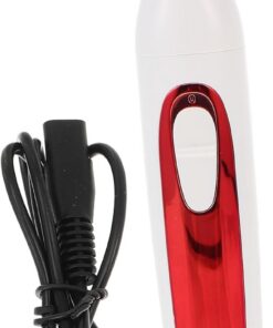 VALICLUD Depiladora Recargable USB para Mujer y Hombre, Depilación Corporal en Casa y Viaje, Portátil y Ligera, Cuerpo Abs Rojo