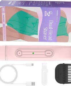 Cortadora de 2 en 1, afeitadora de doble hoja para, piernas, axilas, dispositivo de afeitado recargable rápido y eficiente, Afeitadora eléctrica para mujeres