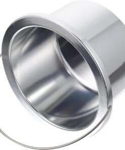YARNOW Olla Interior de Aluminio para Fundir Cera de Depilación, Recipiente Antiadherente de 100 Mm, Accesorio Práctico para Calentador de Cera, Uso Profesional en Kit Depilación