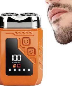 Afeitadora Eléctrica Masculina Cortapelos Portátil De Carga Rápida | Afeitadora Facial Recargable de Precisión Regalo para Viajes Hogar Familia y Amigos