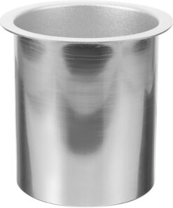 SHINEOFI Pequeño Crisol de Cera para Depilación de Aleación de Aluminio, Resistente Corrosión y Fácil de Reemplazar para Máquina de Fundir Cera