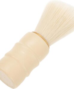 OUNONA Brocha de Afeitar Masculina para Hombres Plástico Beige, Herramienta para Afeitar y Eliminar Residuos de Pelo, Adecuado para Uso en Salón y Cuidado Personal