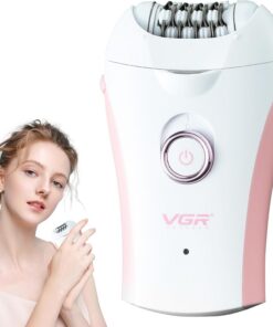 Glabrouse Skin Smooth Glide Depiladora para mujeres, depiladora facial para mujer, depiladora facial inalámbrica con luz, movimiento de pelo para piernas de bikini facial, dispositivo de eliminación
