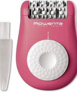 Rowenta Easy Touch EP1110F0 - Depiladora Eléctrica, Rosa Pastel/Blanco