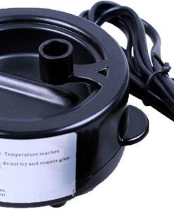 Calentador de Cera termostático automático - 60 W, Antiadherente, de teflón, con Capacidad de 50 ml y Cable de 1,5 m