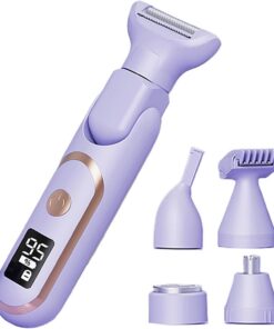 Bikini Trimmer For Women, Facial Hair Remover, Pubic Hair Trimmer, Trimmer | Recargable Shaving Kit, Fast Shaving Kit, Hair Removal Kit, Women's Shaving Kit, Leg Hair Trimmer, Underarm Hair Re