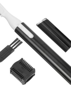 YARNOW Maquinilla de Afeitar Depiladora Facial de Aluminio Peine y Cepillo Fácil de Llevar Bolso para Cejas Eléctrica Portátil para Cara y Axilas