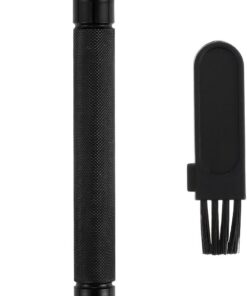 ULTECHNOVO Maquinilla de Afeitar Facial de Doble Filo Negra Reutilizable para Afeitado Manual Masculino en Cuidado Personal