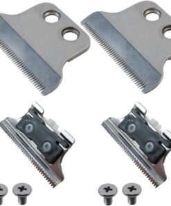 Juego de 2 cuchillas ajustables en forma de T de repuesto para Wahl Detailer 5 Star Series Detailer (8081) Cordless Detailer LI (8171) Acupress