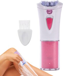 Removedor de facial para mujer, Removedor de facial | Removedor de bigote eléctrico pequeño ergonómico - Peach Fuzz Remover - Afeitadora de pelo facial multifuncional para mujer c