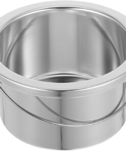 Recipiente para Uso Profesional Acero Inoxidable y Aluminio para Encerar de 500ml con Diseño de Mango Conveniente y Alta Eficiencia en Derretir Cera en Salón