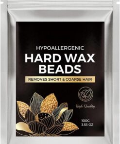 Perlas de Dura para Depilación 100 g Reutilizables y Naturales | Perlas de Depilatoria Corporal para Piel Sensible para Hombres y Mujeres Diario Viaje Pecho Piernas Axilas Brazos Hogar
