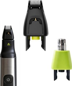 Cuchillas de corte de precisión y cabezales de repuesto de vello de nariz, 2 piezas, compatibles con afeitadoras eléctricas, accesorios de acero inoxidable para recortadora de vello facial para