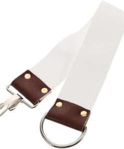 Correa de Lona de Doble Capa para Afilar Maquinillas de Afeitar | Beige, Limpieza Fácil y Pulido de Hojas, Uso Personal Grooming Portátil