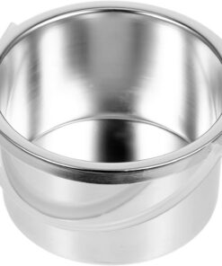 Hemobllo Olla de Cera Duradera y Conveniente de Aleación de Aluminio para Depilación 500ml para Máquina de Derretir Cera en Tratamientos de Belleza