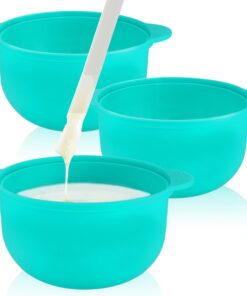 3 Piezas Ollas de Cera de Repuesto, Olla de Repuesto de Calentador de Cera Olla de Silicona Extraíble Tazón Encerado de Depilación para Accesorios Máquina de Cera Uso de Casa, 500 cc, 14 oz