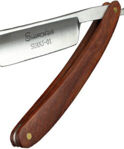 Mango de madera hecho a mano mango de madera cuchilla cuchilla recta de afeitar envío gratuito